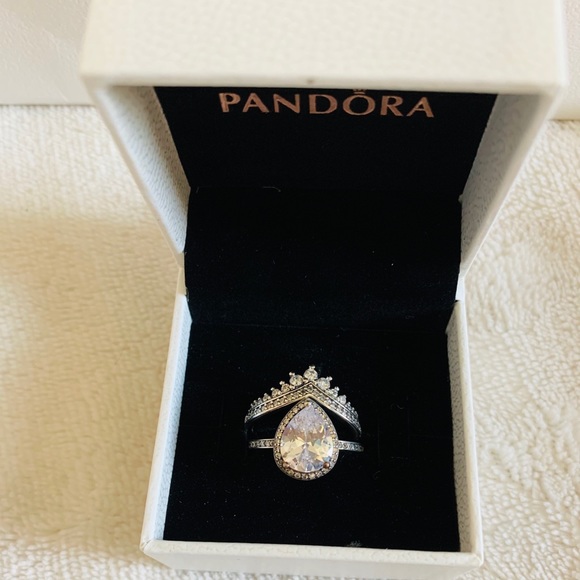 ⚡️MemDaySale⚡️2in1 Pandora Teardrop &Wishbone Set - Picture 3 of 11